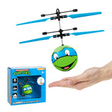 Nickelodeon TMNT Leonardo IR UFO Ball Helicopter