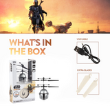 Star Wars Sculpted UFO Helicopter Series - The Mandalorian Flying Figures