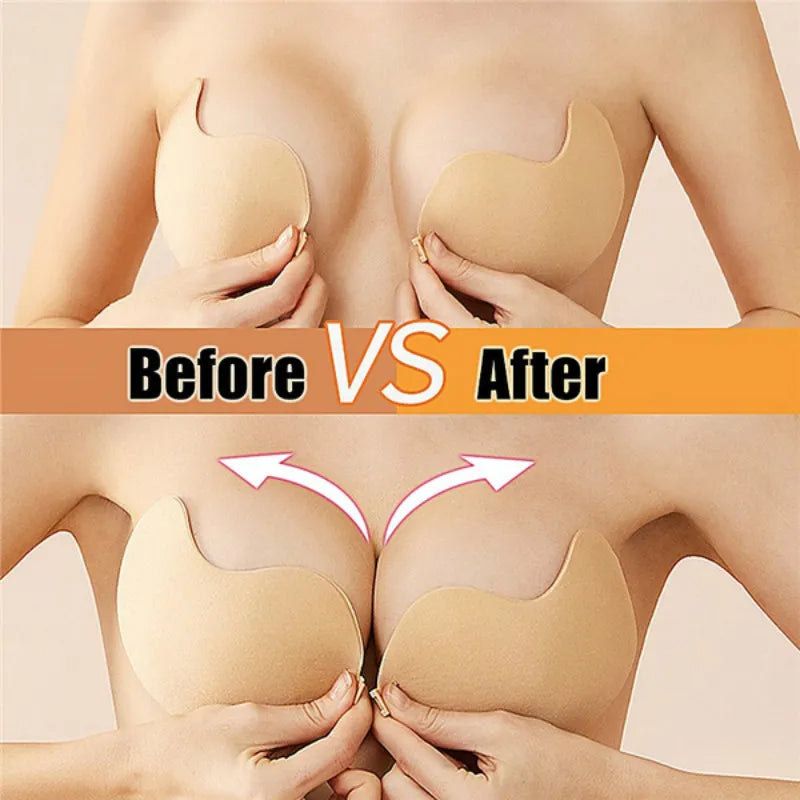 Sticky Bra Adhesive Push Up Invisible Strapless Bras India