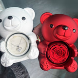 Teddy Bear - Eternal Rose Gifts Box