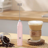 Mini Electric Handheld Milk Frother – USB Rechargeable Coffee, Latte & Cocktail Mixer