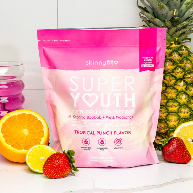 SkinnyFit Super Youth – Tropical Punch Collagen Powder