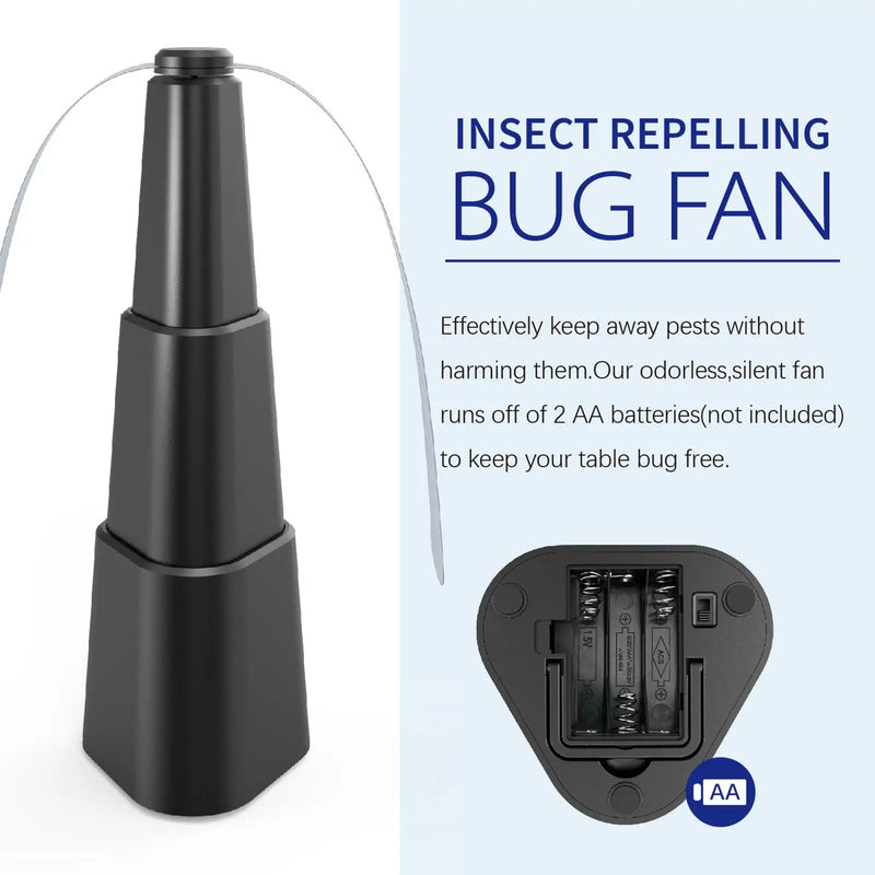 Portable Fly Fans for Tables Bug for Indoor Outside Picnic – Shop at Mars