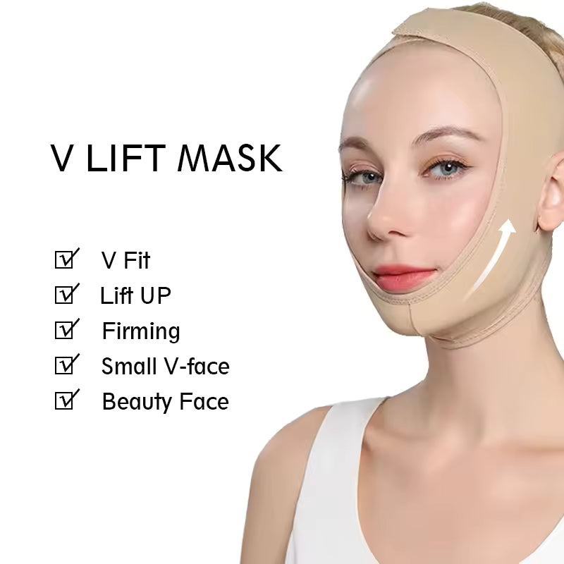 V Face Slimming Mask – Chin & Cheek Lift Up Bandage