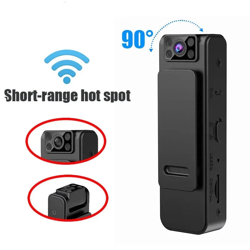 NEW Wifi Mini Camera Small Video Camcorder Portable Micro Camera Body ...