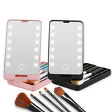 Travel Makeup Mirror w/ brush