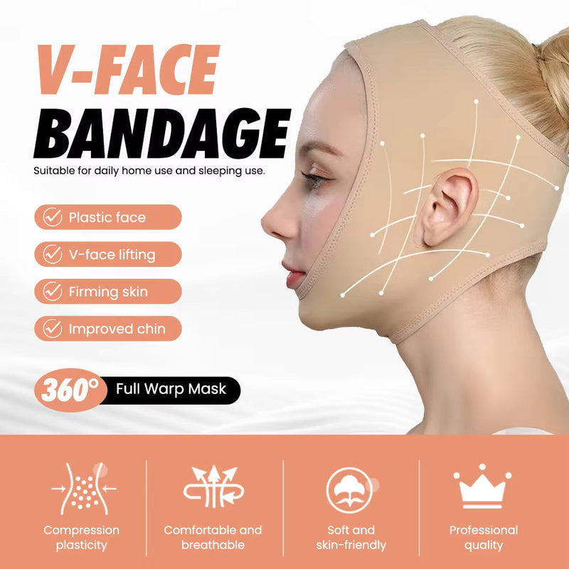 V Face Slimming Mask – Chin & Cheek Lift Up Bandage