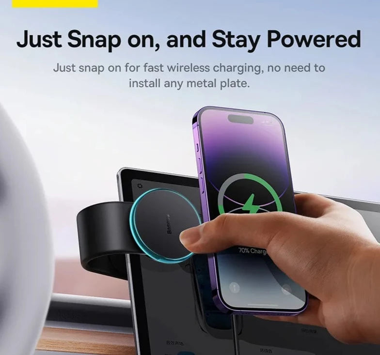 Magnetic Wireless Charger & Car Phone Holder