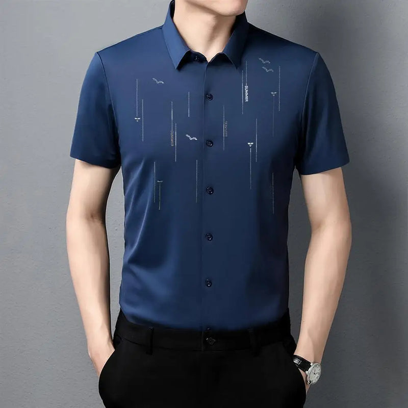 MEN'S ICE SILK BUSINESS SHIRT – Shop at Mars