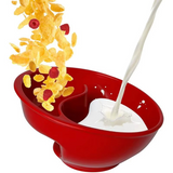 Spiral Slide Partitioned Cereal Bowl