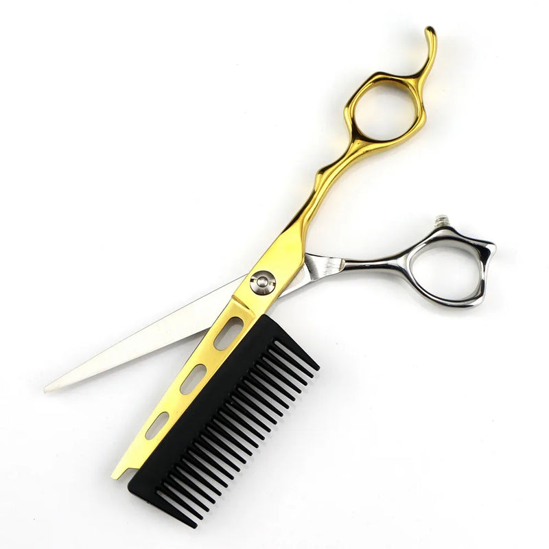 Professional Hairdressing Scissors With Detachable Comb