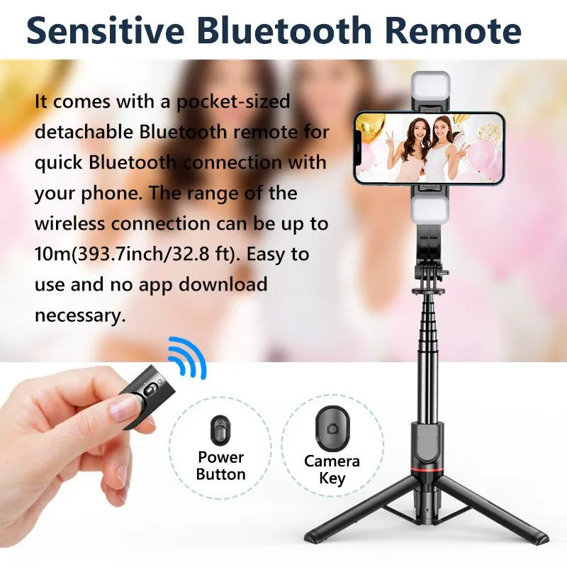 Foldable Selfie Stick Tripod