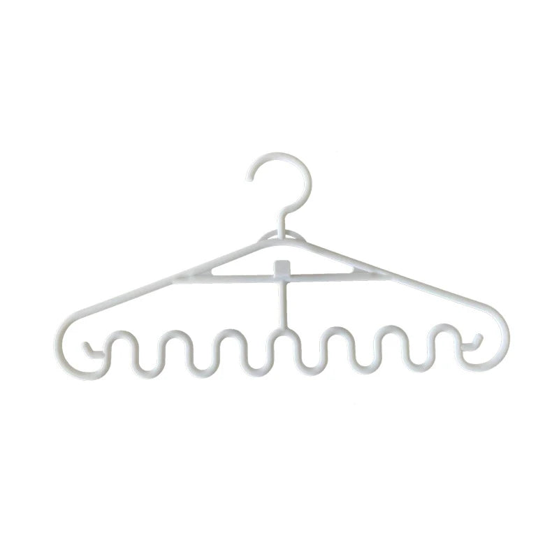 Wave Pattern Stackable Hangers for Clothes Multifunctional Magic ...