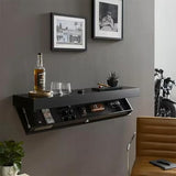 Hidden Floating Shelf with Secret Compartment