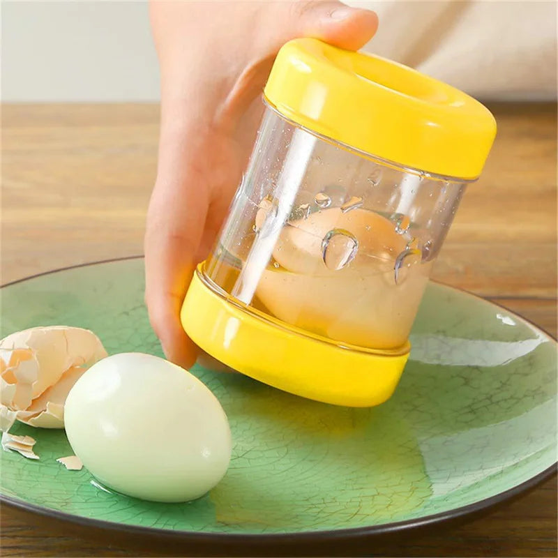 Hard boiled egg peeler