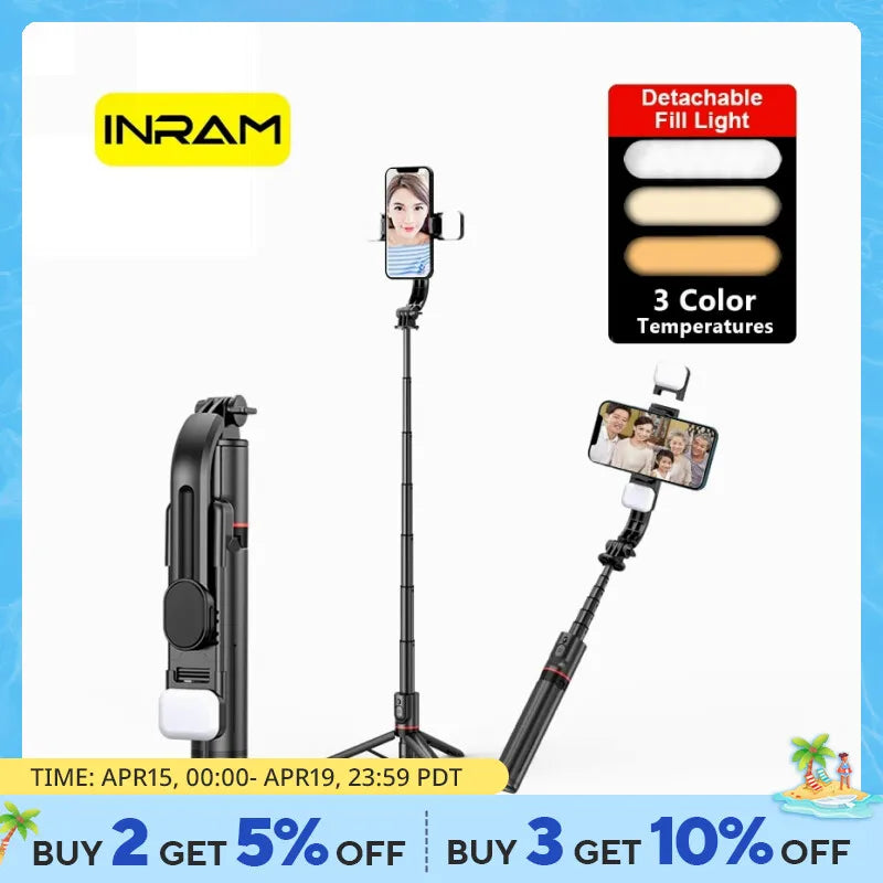 Foldable Selfie Stick Tripod