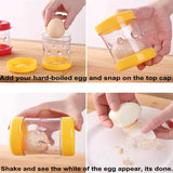 Hard boiled egg peeler