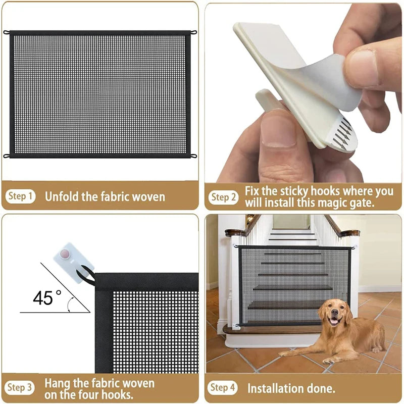 Portable kids/pets safety door