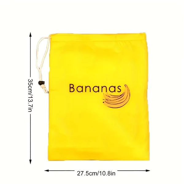 1pc Banana Storage Bag – Reusable Fruit & Vegetable Preservation Pouch, Kitchen Food Freshness Storage Supplies