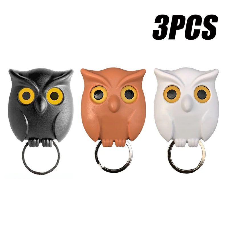 Magnetic Owl Keychain