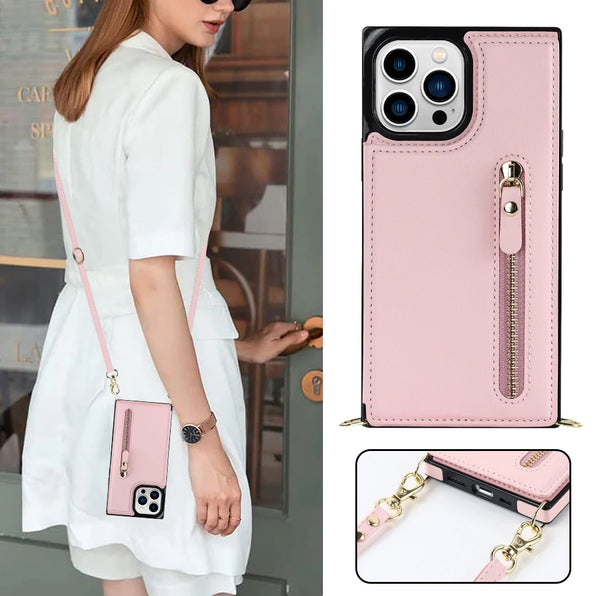 CROSSBODY WALLET PHONE CASE (Iphone)