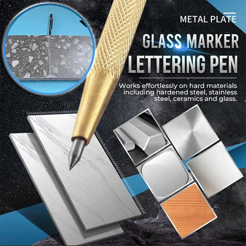 Tungsten Carbide Tip Scriber Metal Marker Pen For Glass/Ceramics/Metal ...