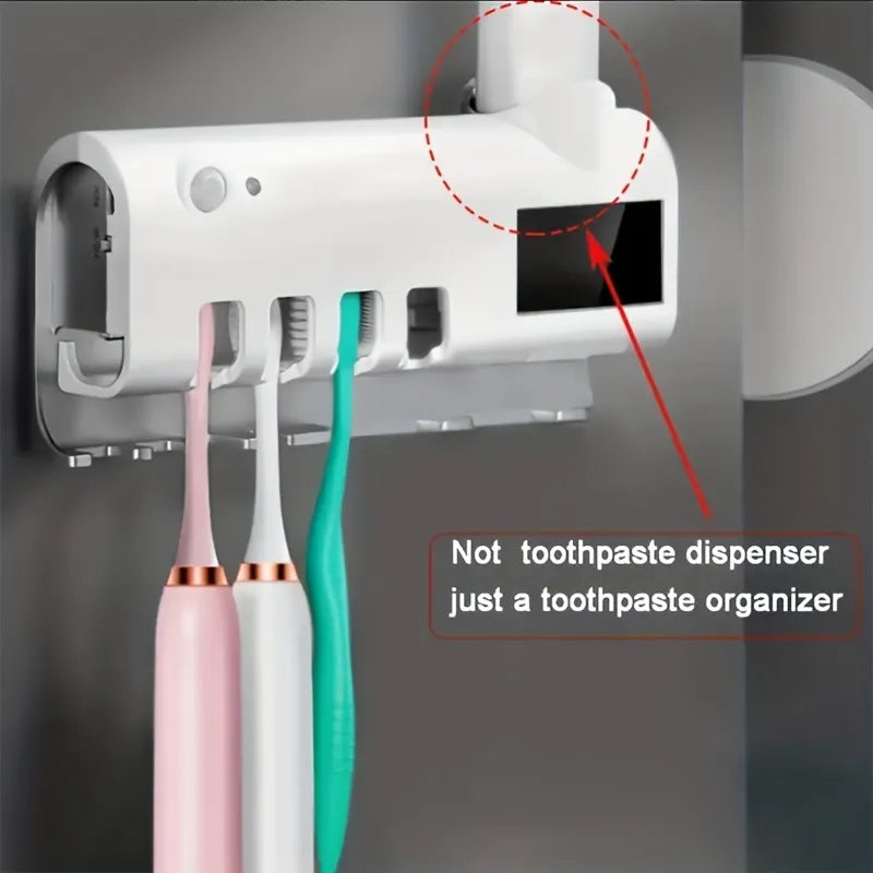 Smart UV Sterilizing Toothbrush Holder