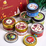 Christmas Scented Candle Gift Set – 6 Pack Holiday Aromatherapy