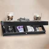 Hidden Floating Shelf with Secret Compartment