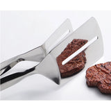 Stainless steel spatula clip