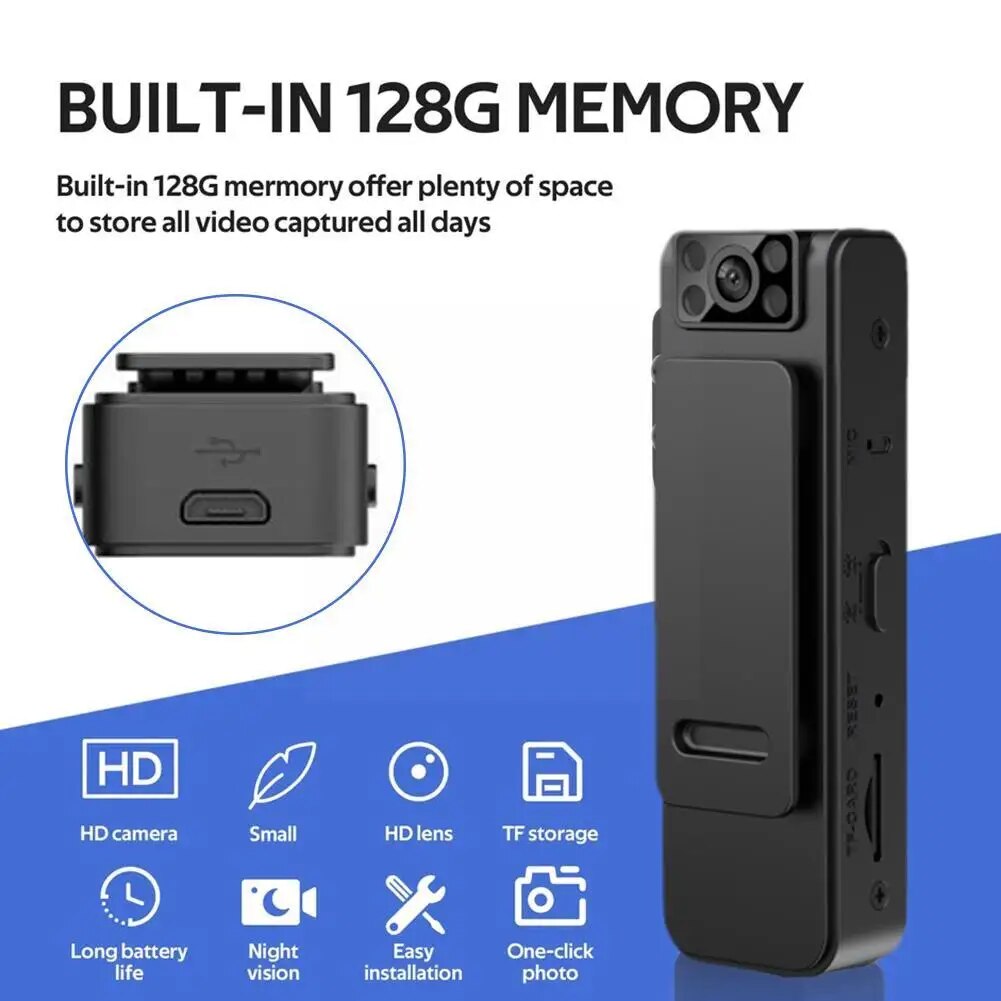 NEW Wifi Mini Camera Small Video Camcorder Portable Micro Camera Body ...