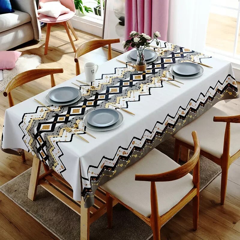 water and oil proof table cloth
