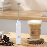 Mini Electric Handheld Milk Frother – USB Rechargeable Coffee, Latte & Cocktail Mixer