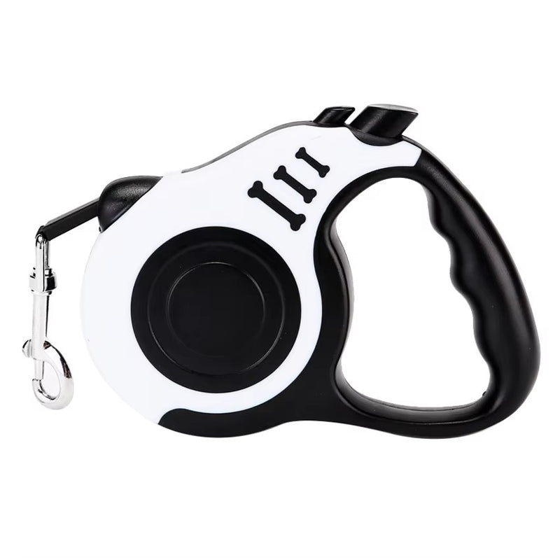 Automatic Retractable Dog Leash with Nylon Belt & Grip Handle