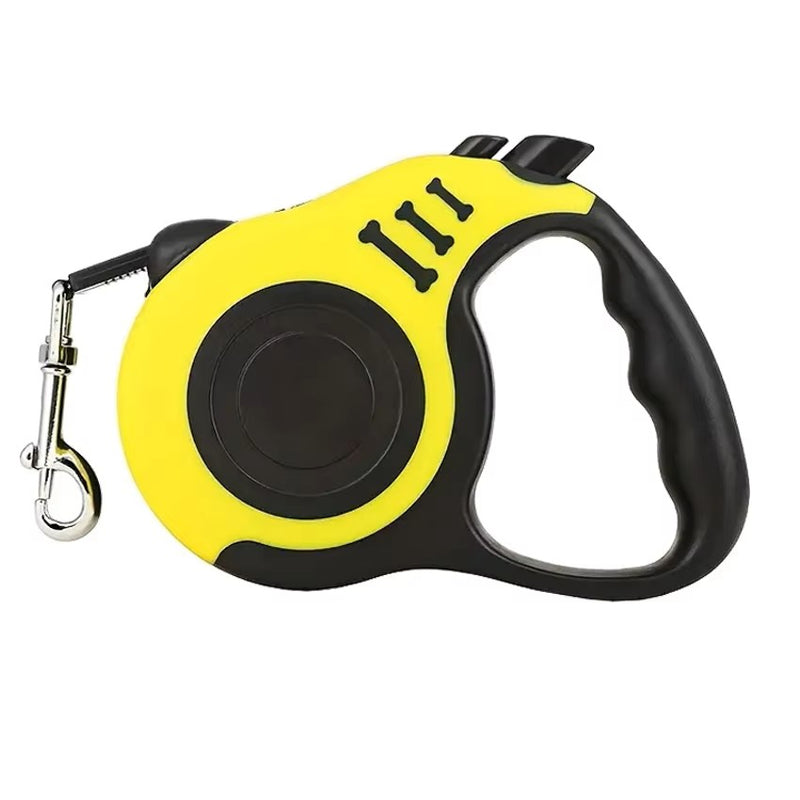 Automatic Retractable Dog Leash with Nylon Belt & Grip Handle