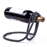 Floating Pearl Necklace Wine Rack