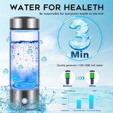 Electric Hydrogen Water Generator Bottle – Portable Ionized Water Maker