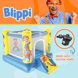 Moonbug Blippi Inflatable Bouncer with Slide
