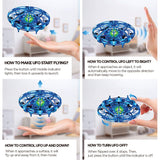 Intelli Sense Motion Sensing UFO Helicopter – Hand-Controlled Hover Helicopter with LED Lights & USB Charger