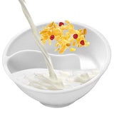 Spiral Slide Partitioned Cereal Bowl