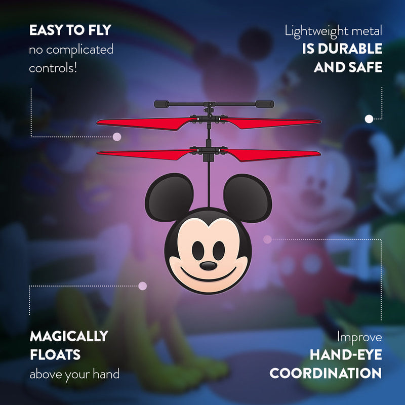 Disney Emoji Mickey Mouse IR UFO Ball Helicopter