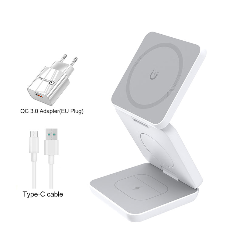 3-in-1 Foldable Magnetic Charging Station