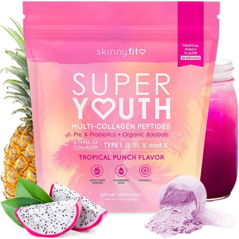 SkinnyFit Super Youth – Tropical Punch Collagen Powder