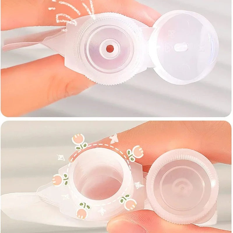 Portable Liquid Cosmetics Reffilable Squeeze Pouch