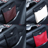 Waterproof Car Leather Trash Can