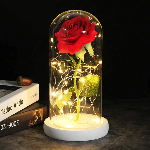 Perfect Gift: Galaxy Rose + Rose Bear