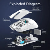 Attach Shark X11 Gaming Mouse with RGB Charging Dock