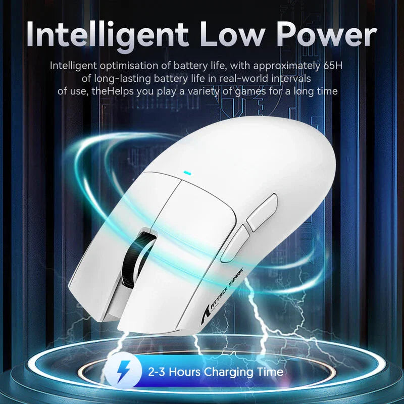 Attach Shark X11 Gaming Mouse with RGB Charging Dock