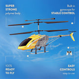 Hercules 3.5CH Gyro Helicopter – Unbreakable Remote Control Helicopter with LED Lights and USB Recharge
