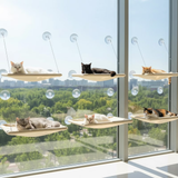Cat Window Hammock Bed – Suction Cup Hanging Seat for Sunny Window Lounging